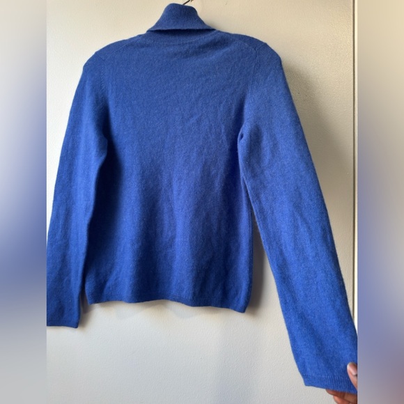 Charter Club Royal Blue Cashmere Sweater - Picture 6 of 14